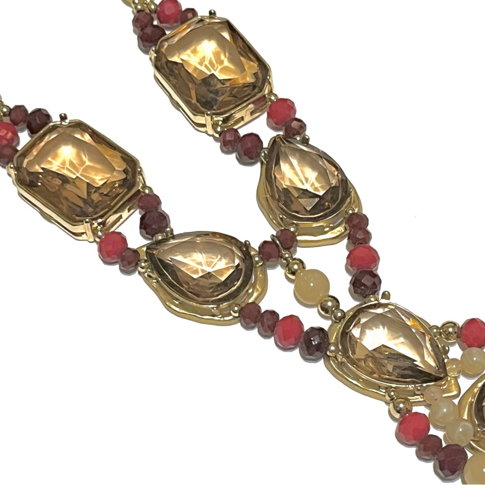 Chico’s Statement Necklace With Dangles - image 2